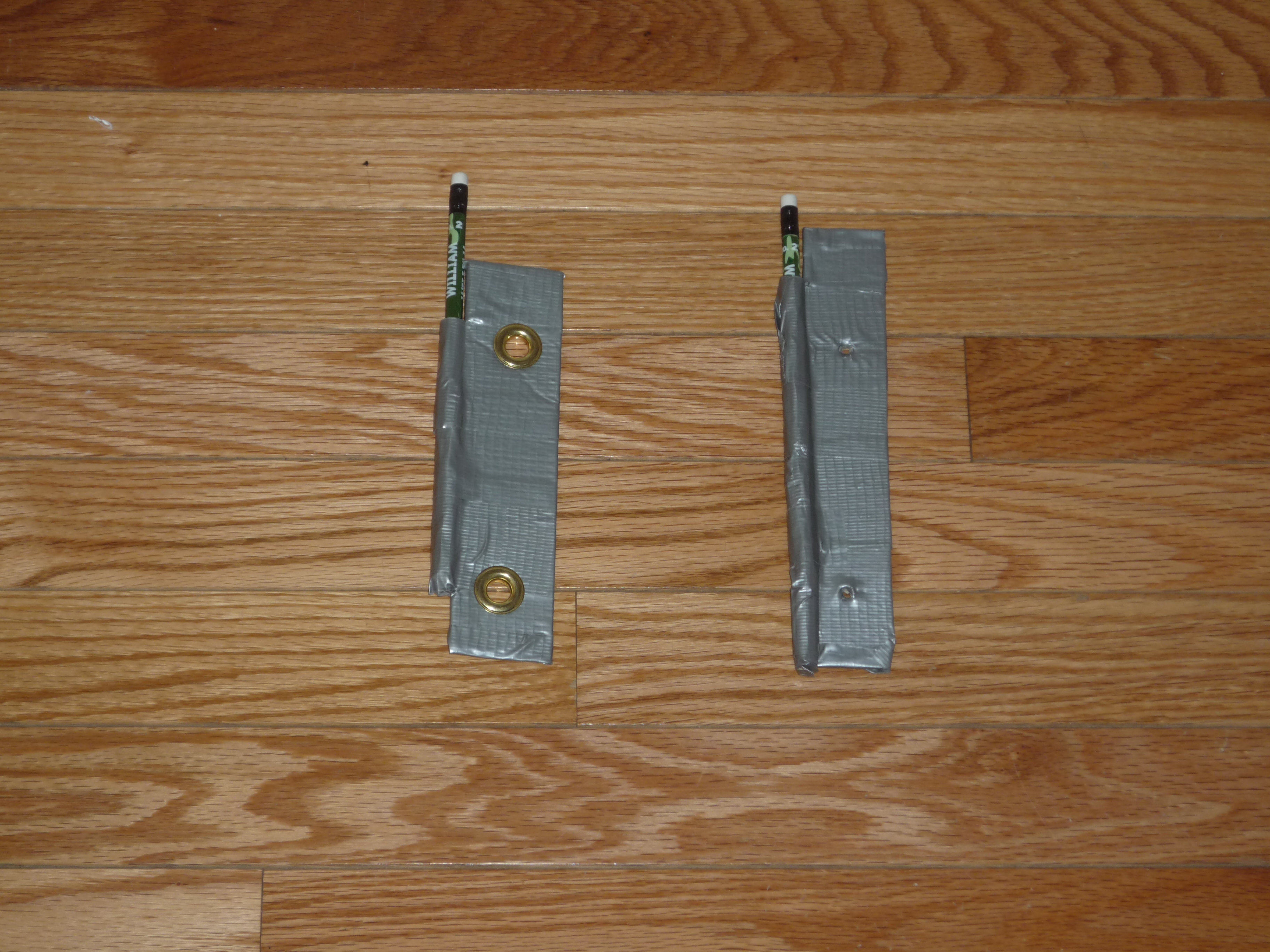 Duct Tape Binder Pencil Holder