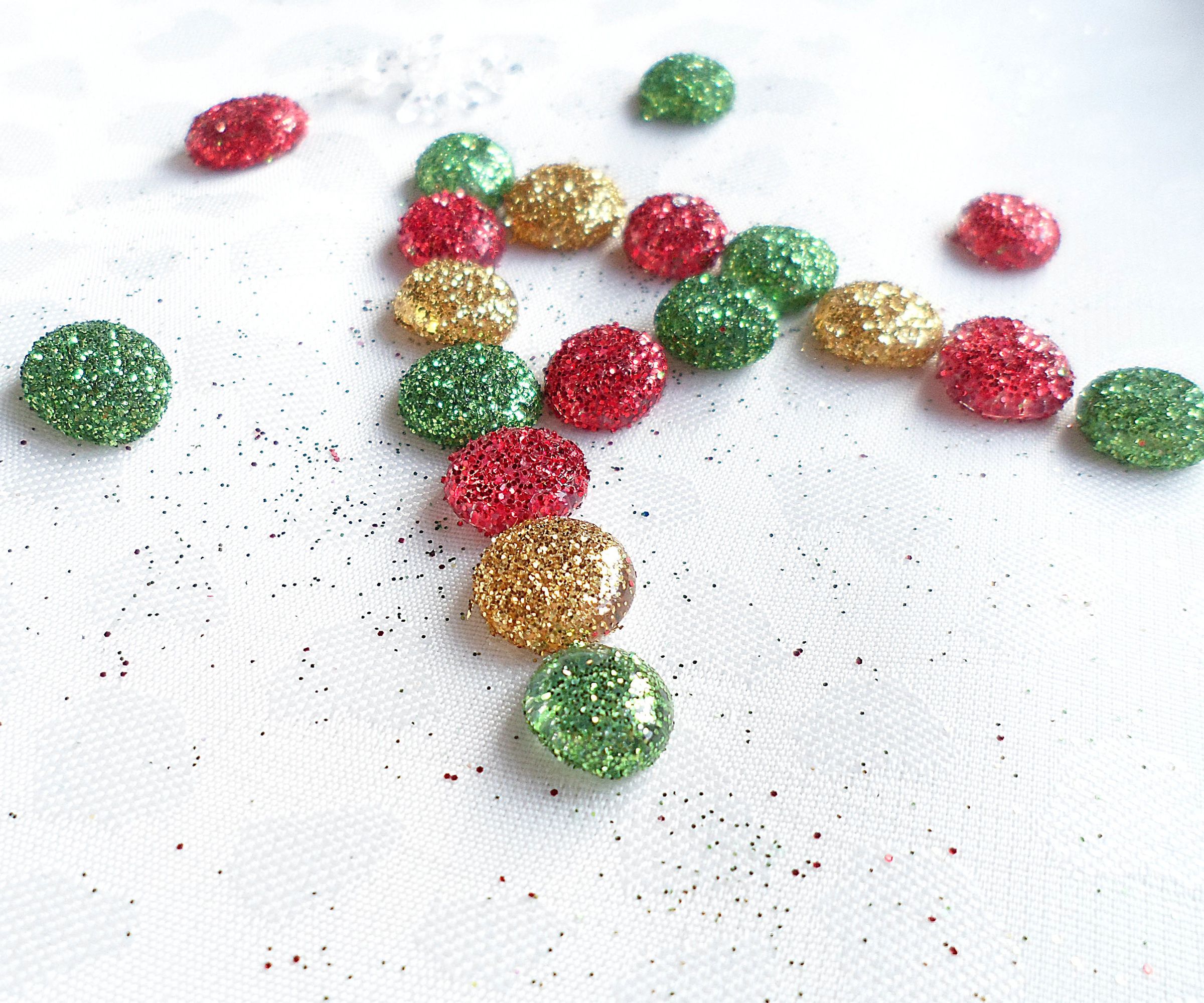 DIY Wonderful Glitter Dots Ornaments *step by Step