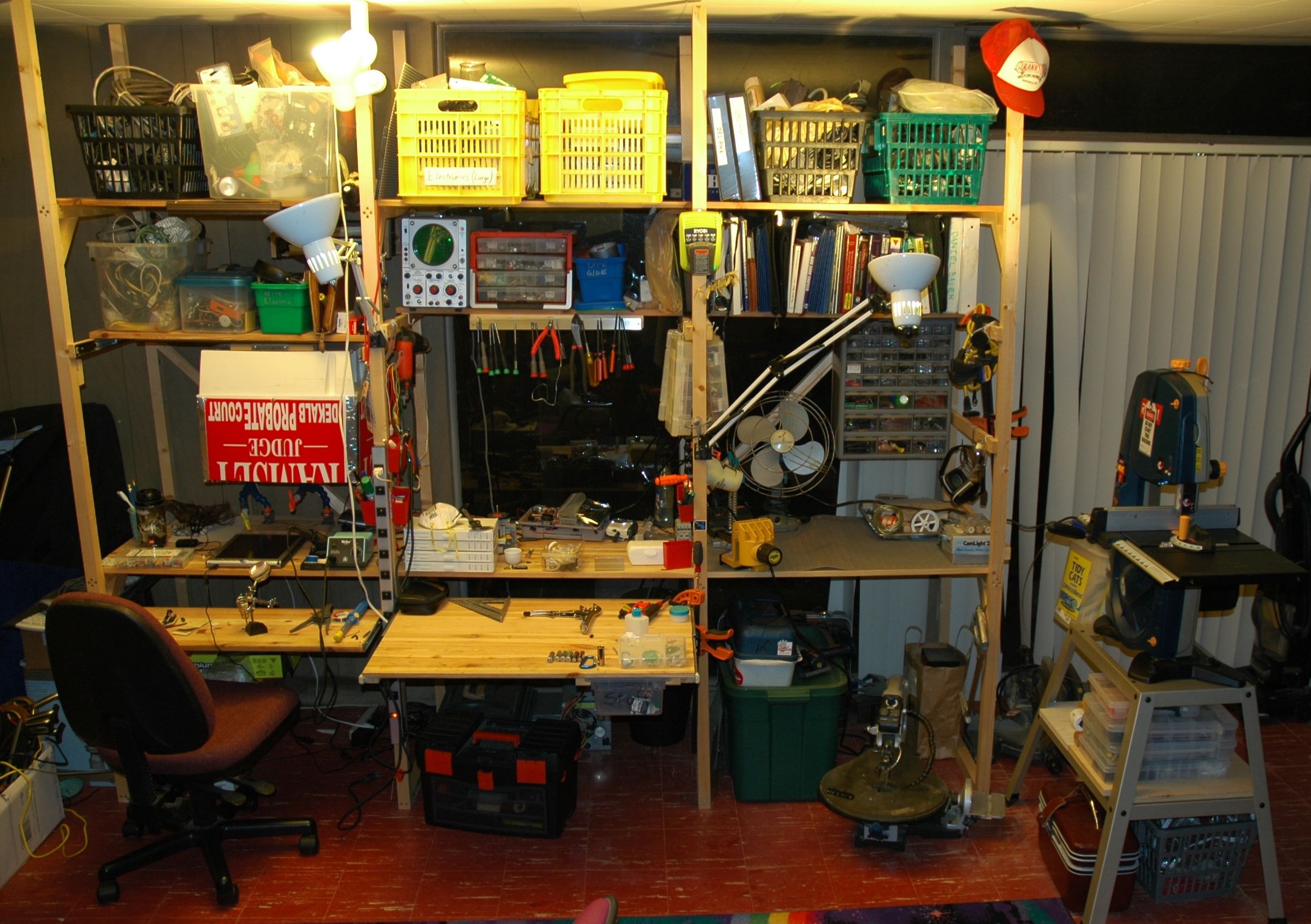 Modular Work Bench and Shelves