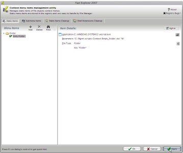 Add Item to the Folder Context Menu