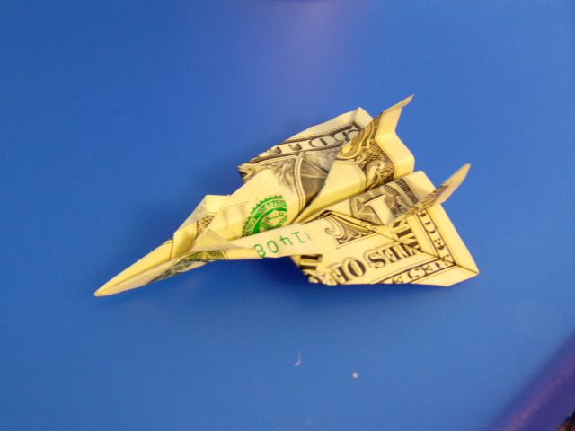 Dollar Bill Jet Fighter