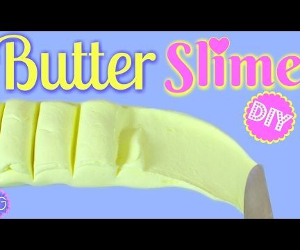 DIY BUTTER SLIME - NO BORAX NEEDED!