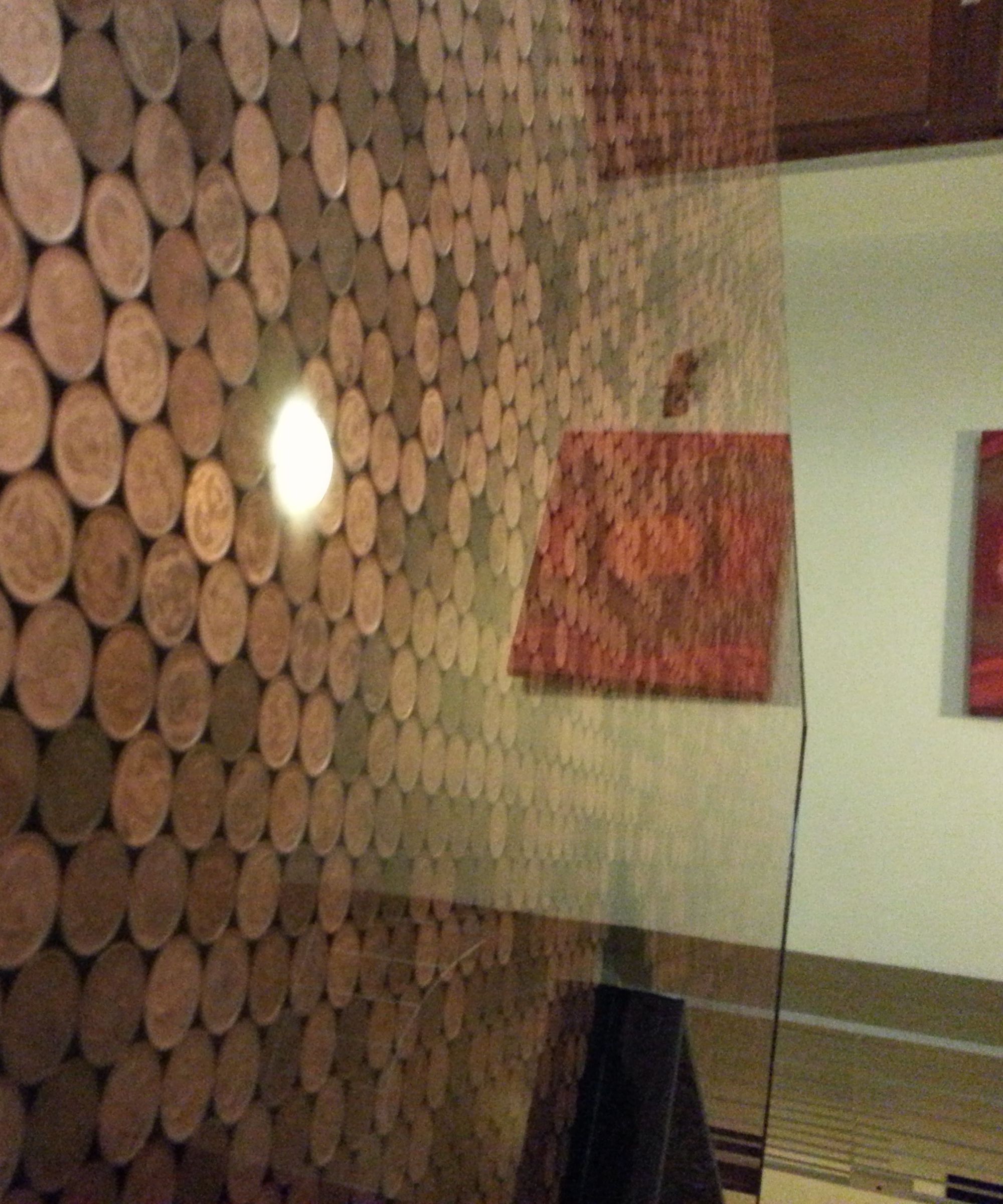 Coin Resin countertop
