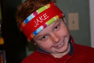 Personalized Fleece Headbands