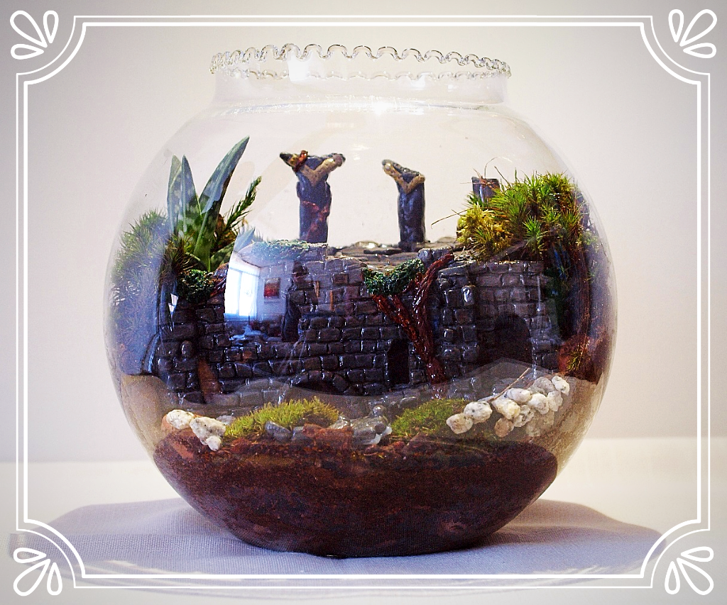 Castle Ruin Mini-garden