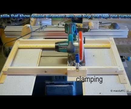 An Edge Guide With a Rear Plunge Circular Saw