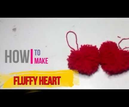 How to Make Fluffy Heart DIY by Brain Washer