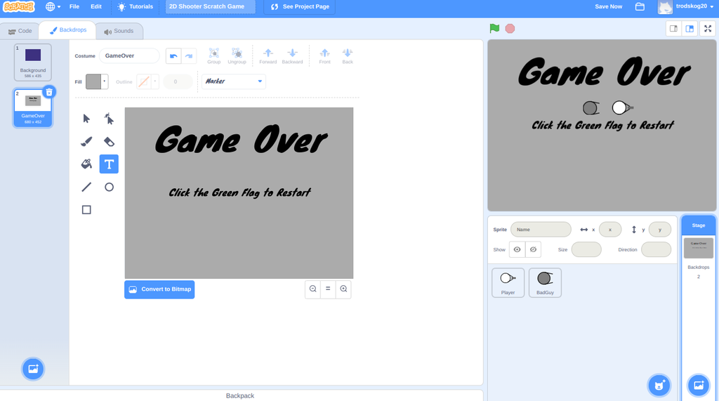 Bối cảnh Game Over
