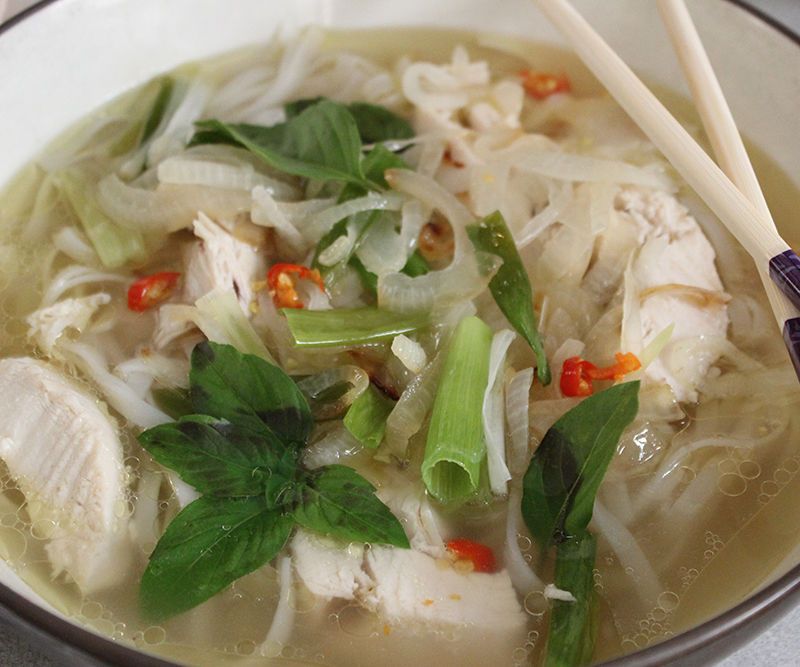 Gluten-Free Comfort Food: Chicken Noodle Pho