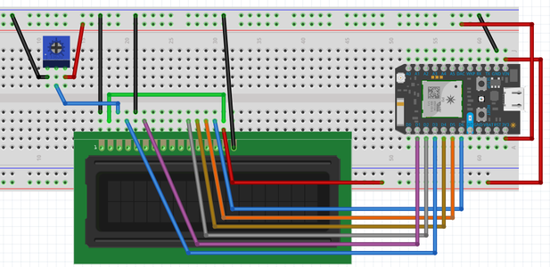 Connecting the LCD