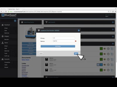 Enter Location of Backup Tools