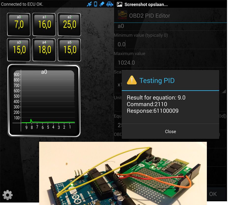 Easy Android Display for Arduino With Torque App
