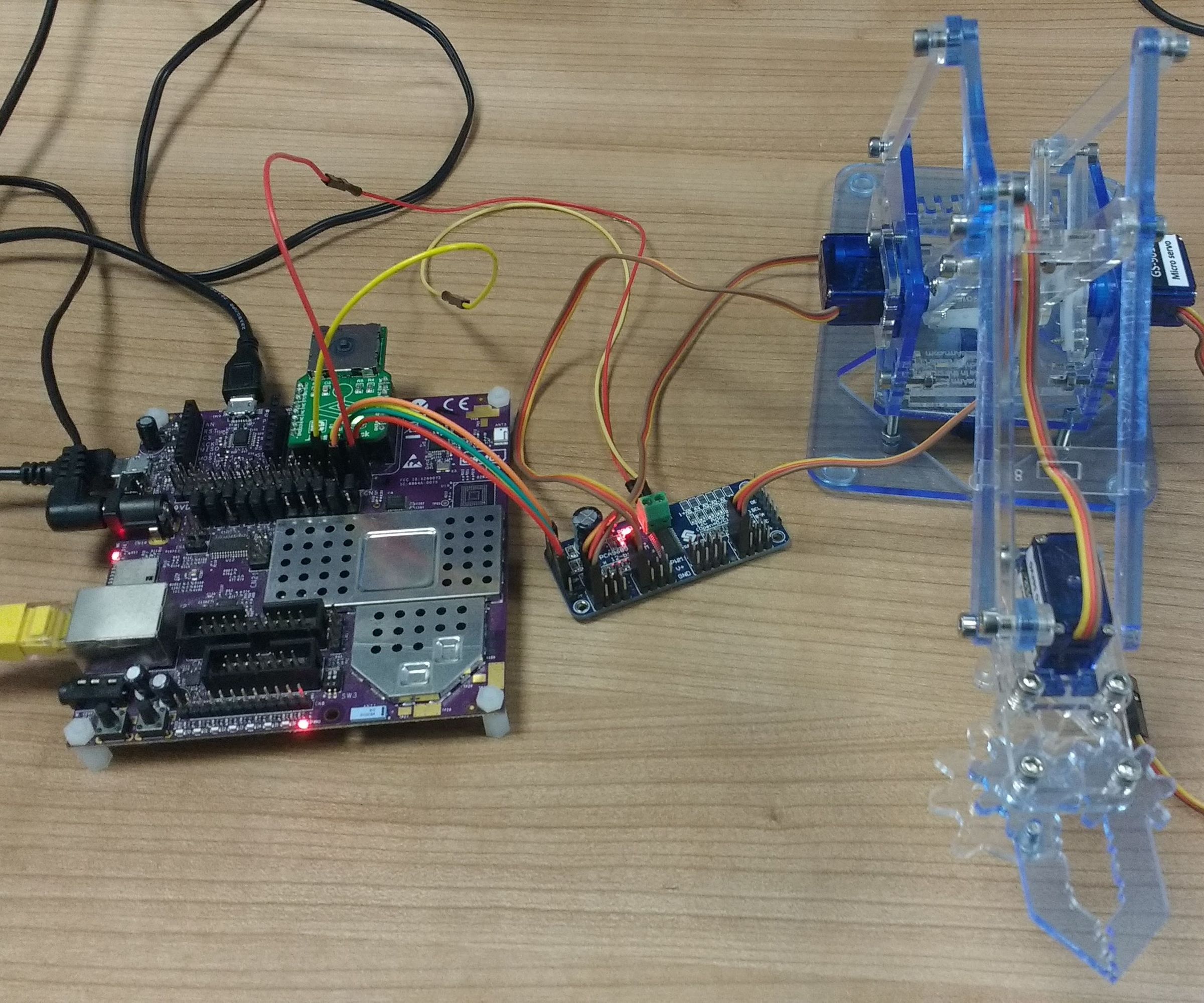 Controlling a Robotic Arm Using the Creator Ci40