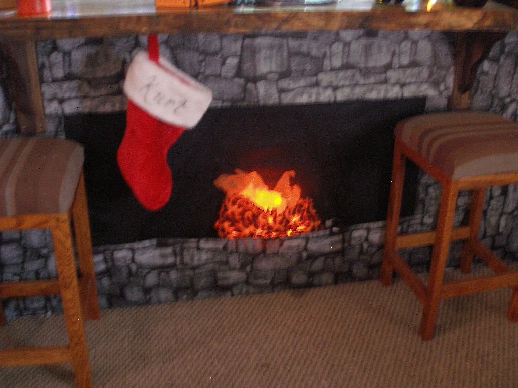 Faux Fireplace anywhere!
