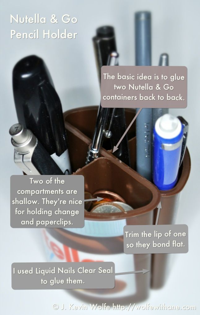 Nutella-n-Go Pencil Holder