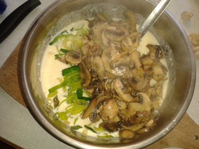 Prepare the Filling and the Vegetables