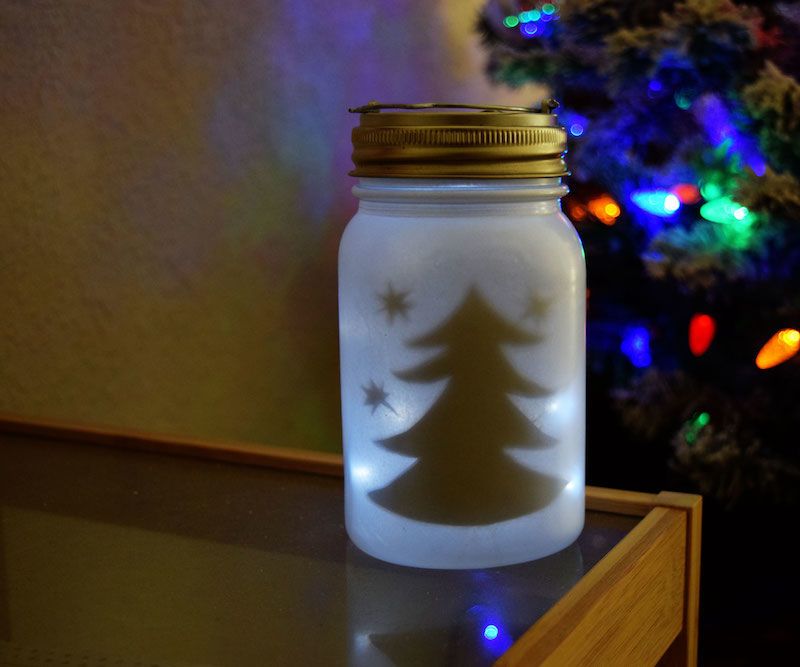 DIY Christmas Mason Jar 