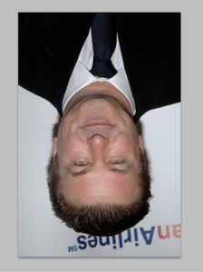 Turning People's Facial Figures Upside Down