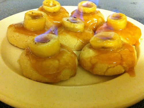 Flaming Banana Cookies
