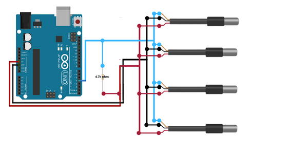 DS18B20 Temperature Sensor - Stainless Steel
