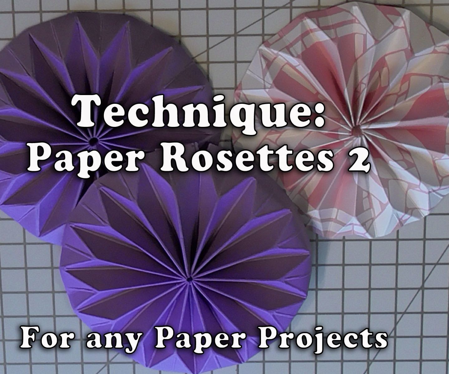 How to Make Paper Shaped Rosettes