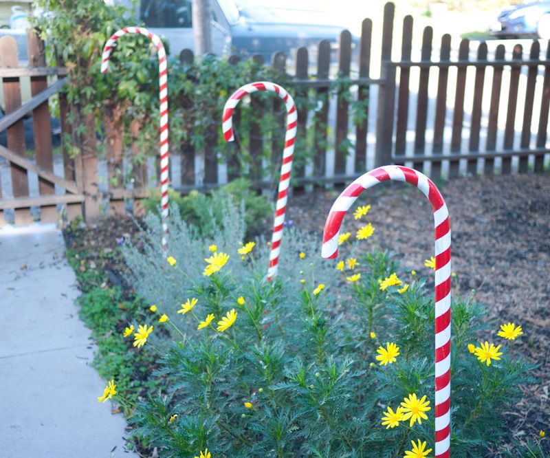 PVC Candy Cane Decorations