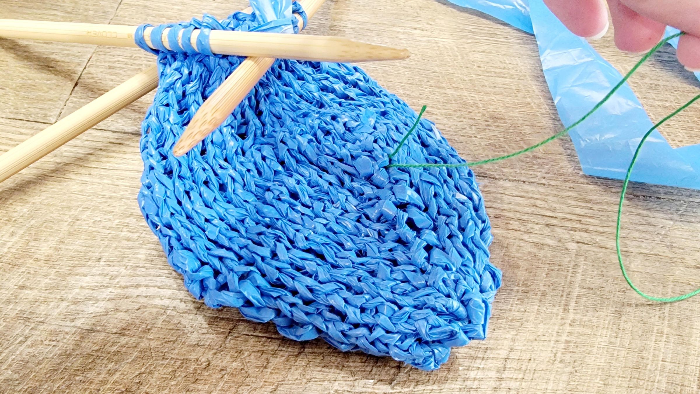 Knit Plastic Bag Ball 10 Steps (with Pictures) Instructables