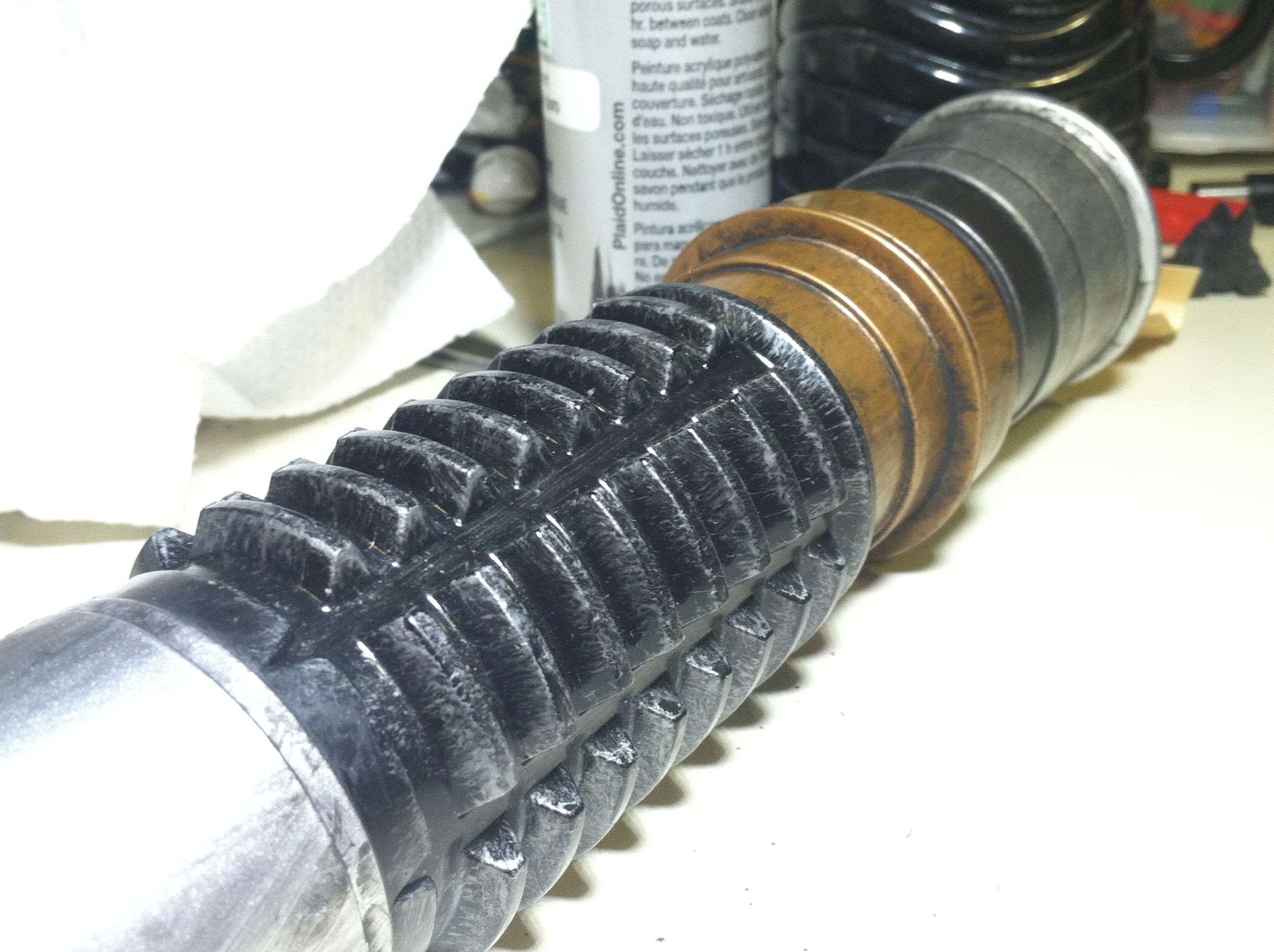 Weathering a Hasbro Lightsaber 5 Steps Instructables