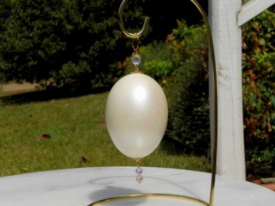 Silver Pendant Egg - Faberge' WannaBe
