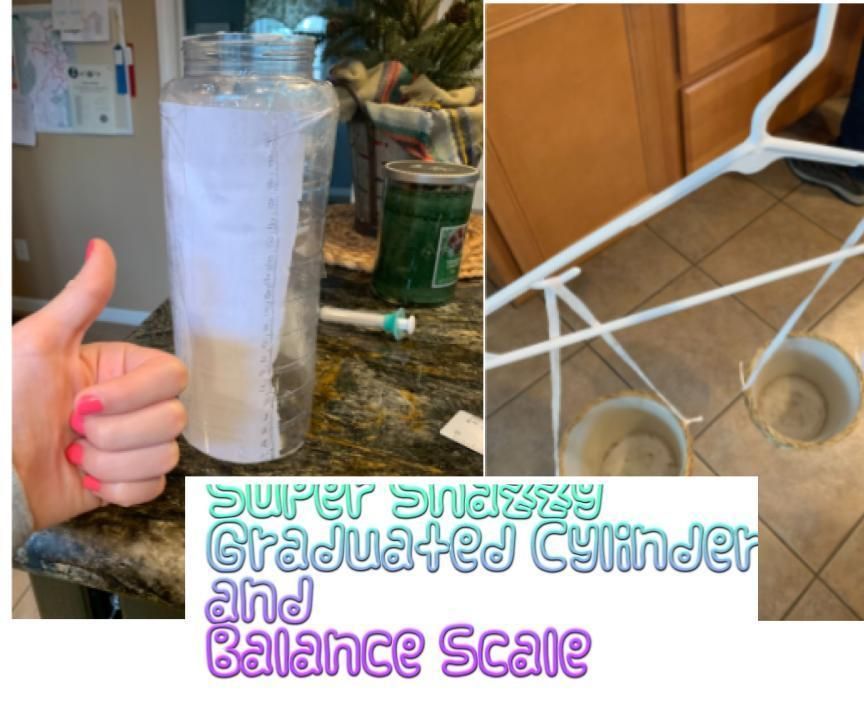 Super Snazzy Graduated Cylinder and Balance Scale!
