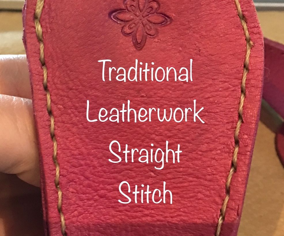 How to Do a Straight Stitch in Traditional Leatherworking