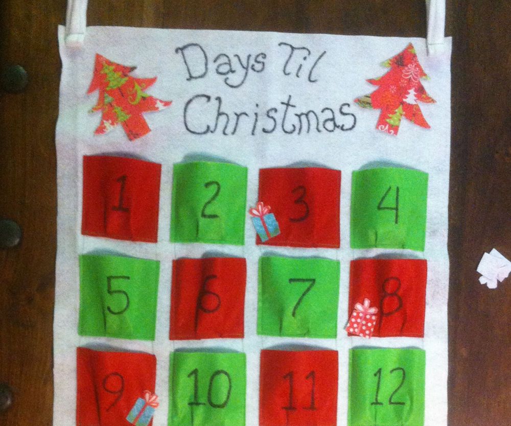 Advent Calendar from Felt