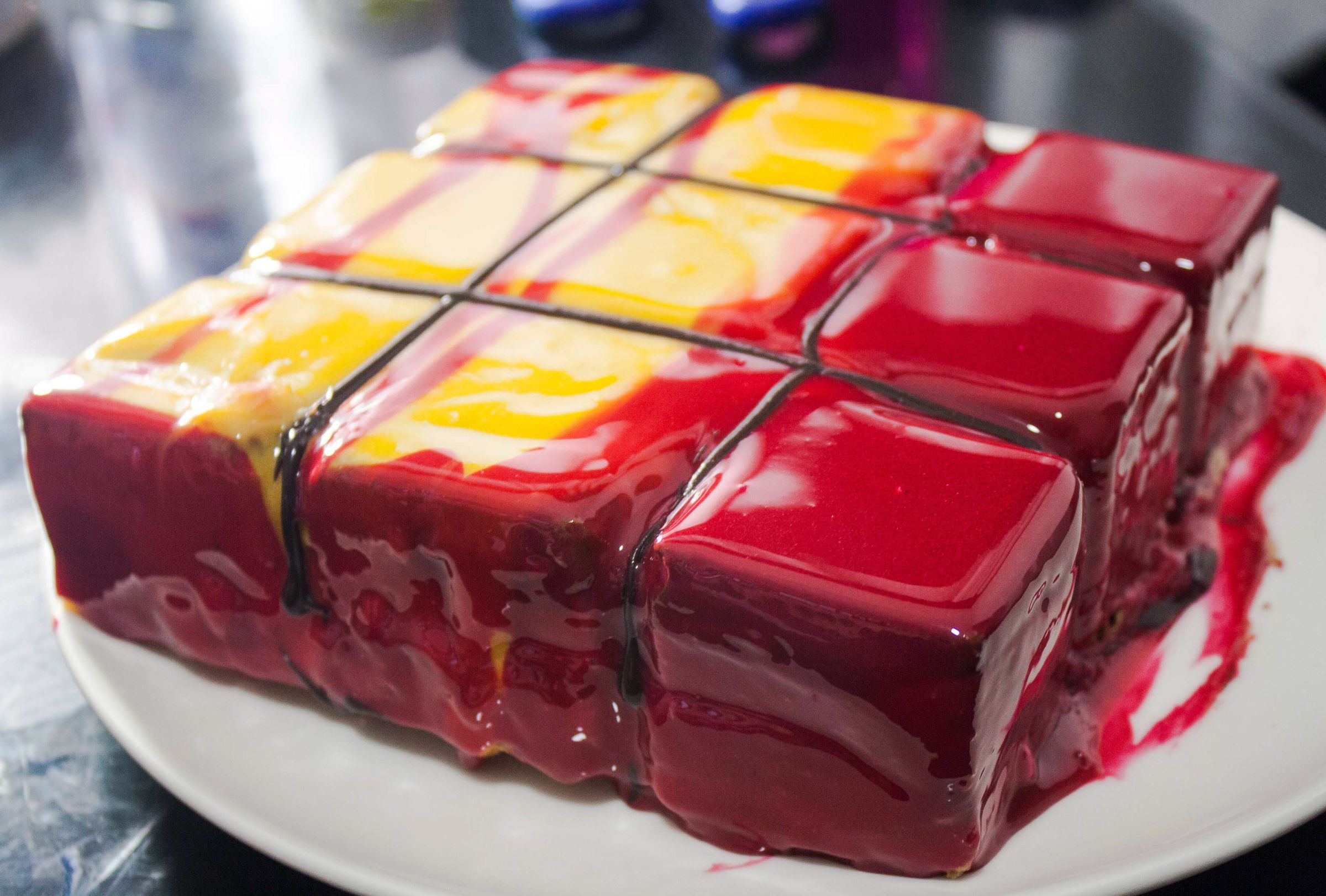 Science About Perfect Mirror Glaze Cake  Instructables Colors Mouse Cake 