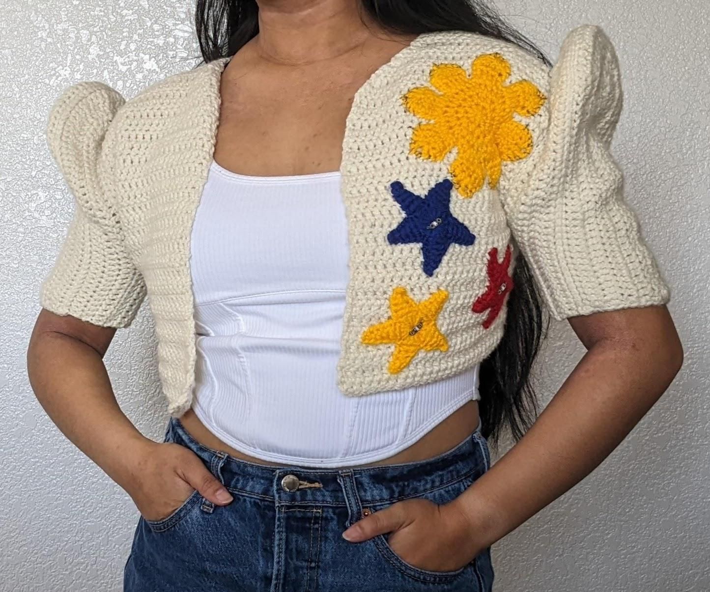 Light Up Crochet Filipiniana Bolero