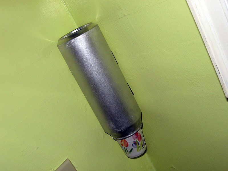 Beer Can Bathroom Cup Dispenser