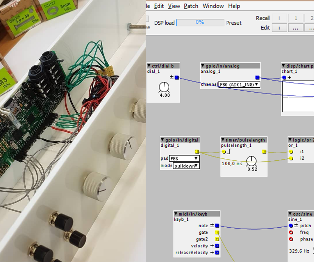Simple Synth - Axoloti Controller and Software Intro