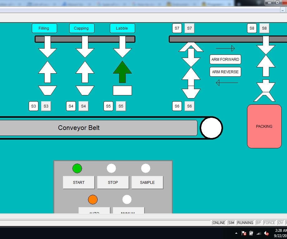 Simple ABB PLC Program- Academic Project
