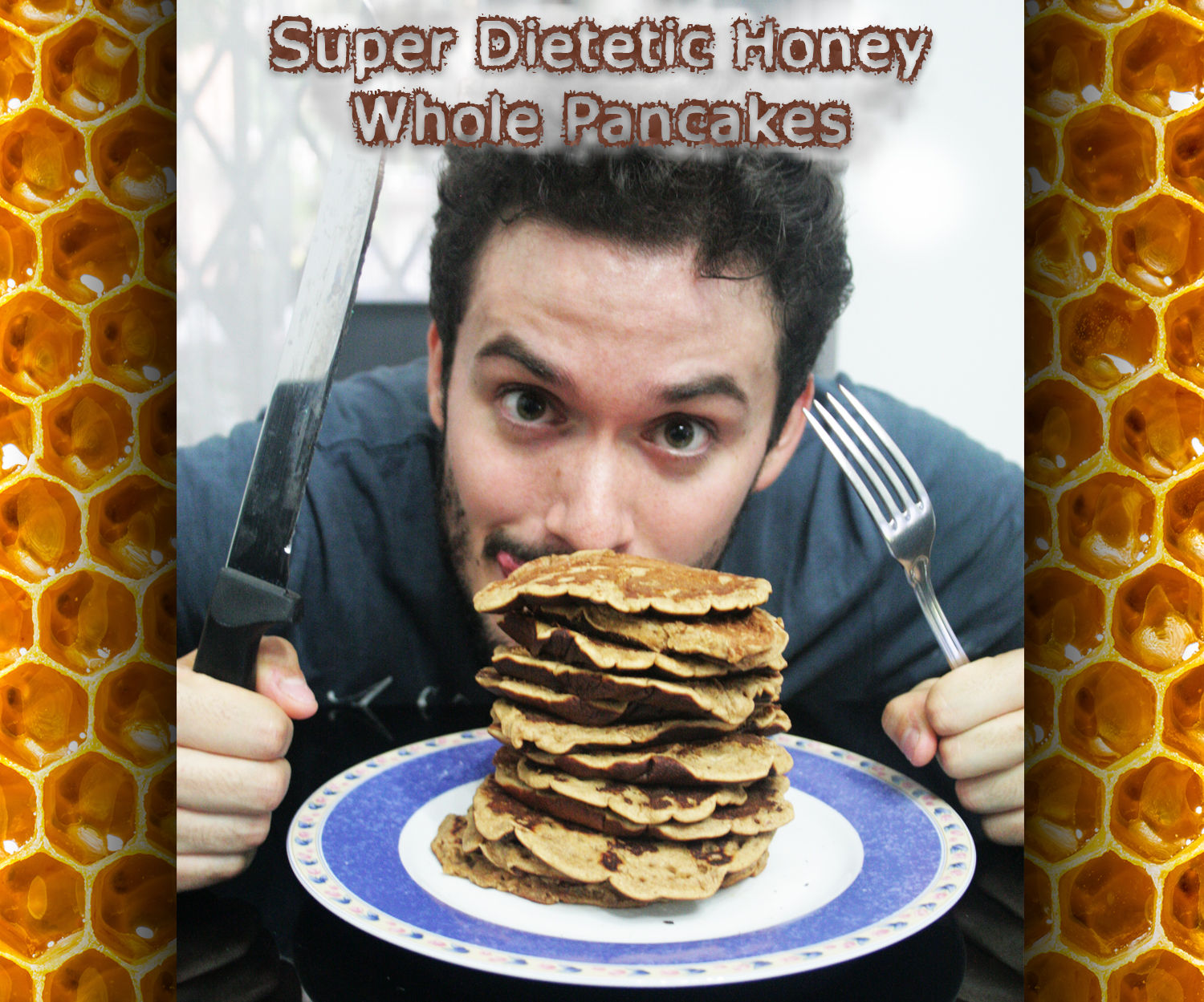 Super Dietetic Honey Whole Pancakes