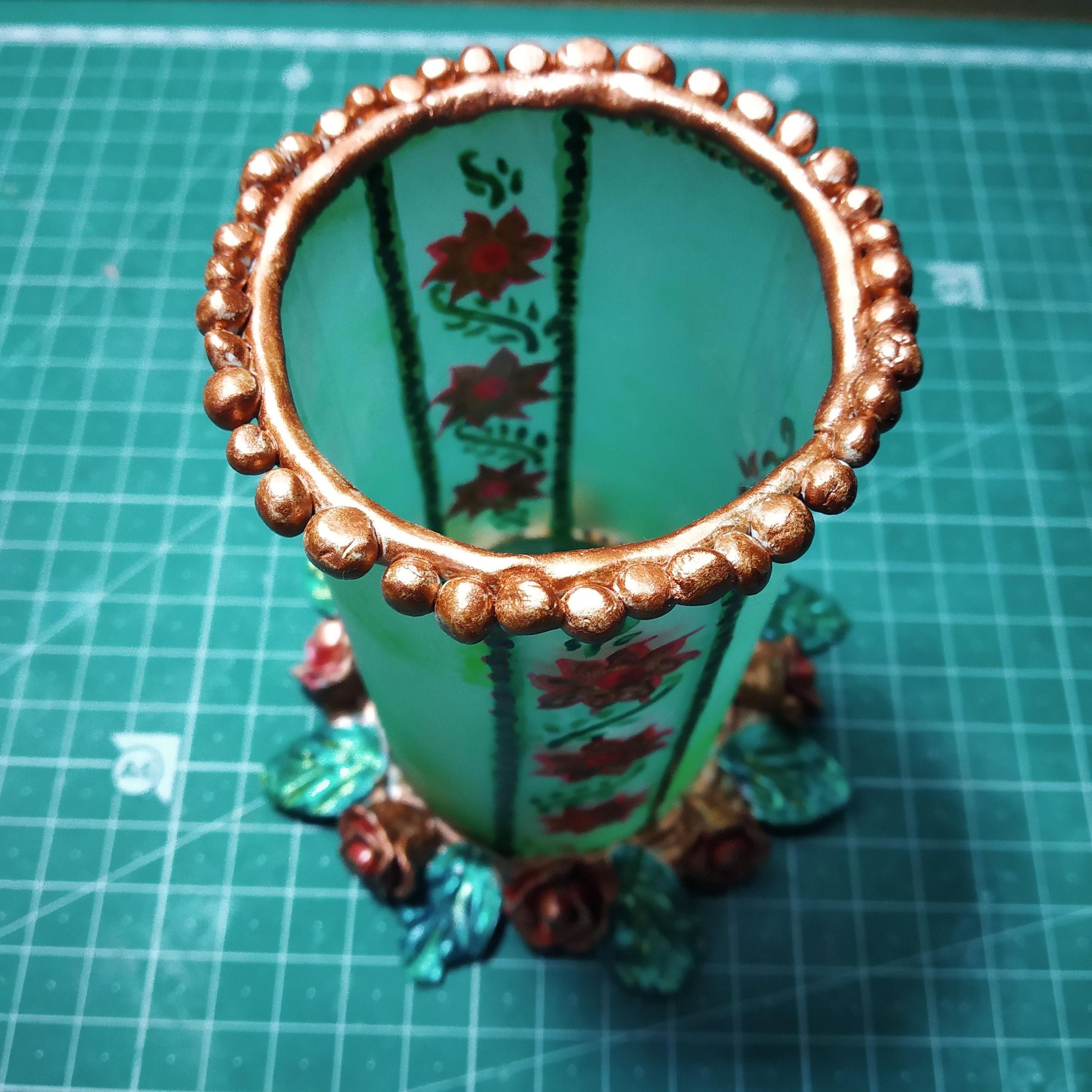 Easy Decorative Glass Candle Shade 9 Steps Instructables
