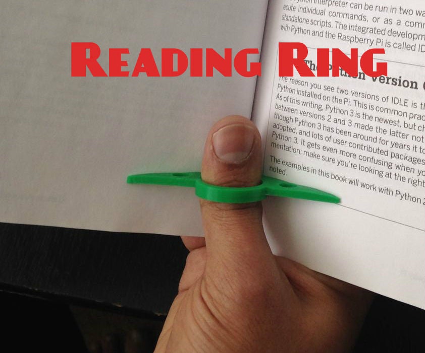 Book Reading Ring 3 Steps (with Pictures) Instructables