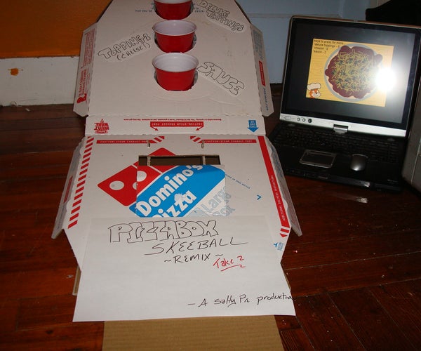 Make Skeeball-inspired Games Using Pizza Boxes, Party Favors, and a PC