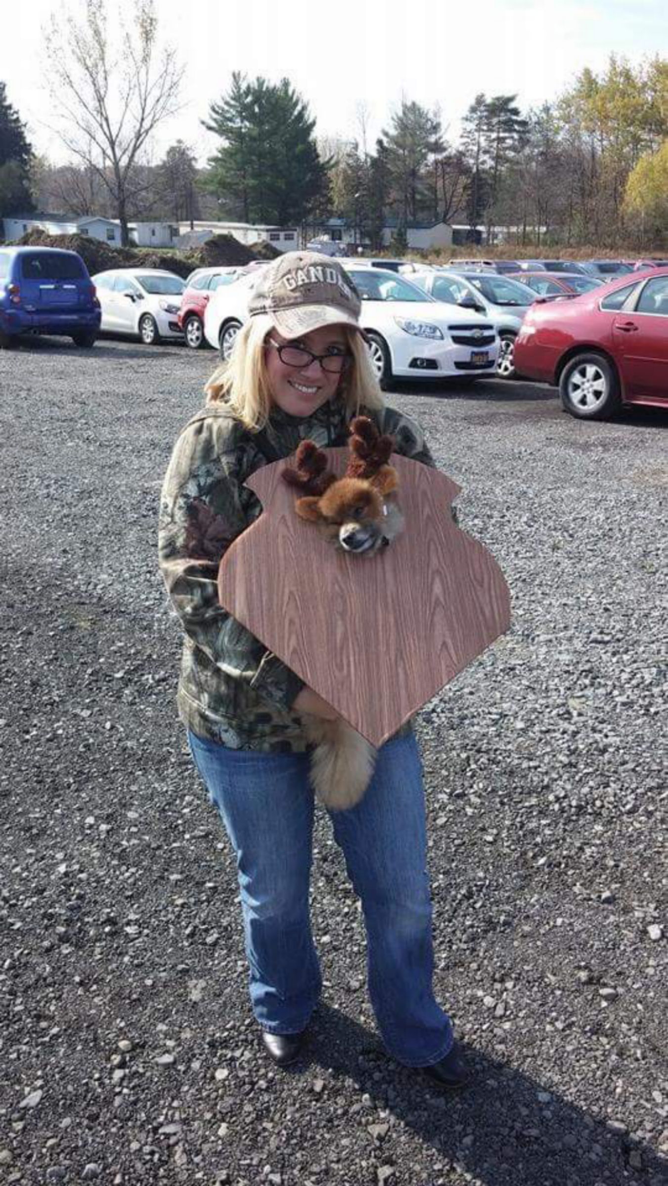 Mounted Deer Trophy Pet Costume