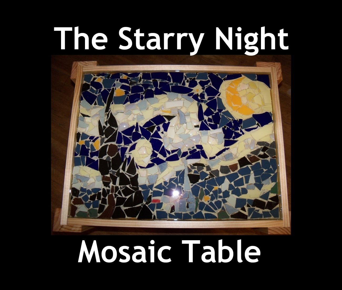 The Starry Night Mosaic Table