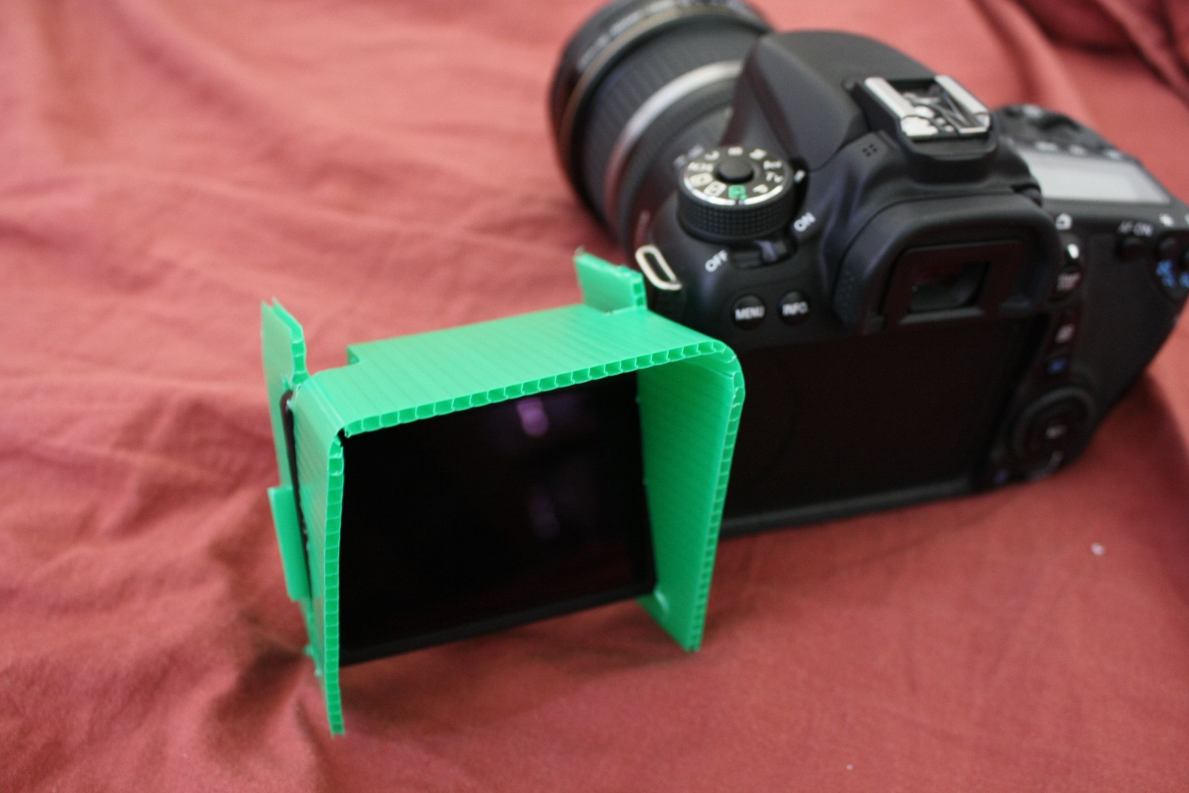 DSLR LCD Screen Hood Instructables