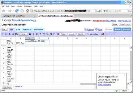 The Spreadsheet