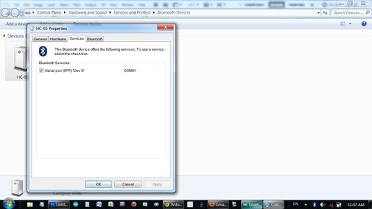 Set Up Your PC for Serial Bluetooth Communication