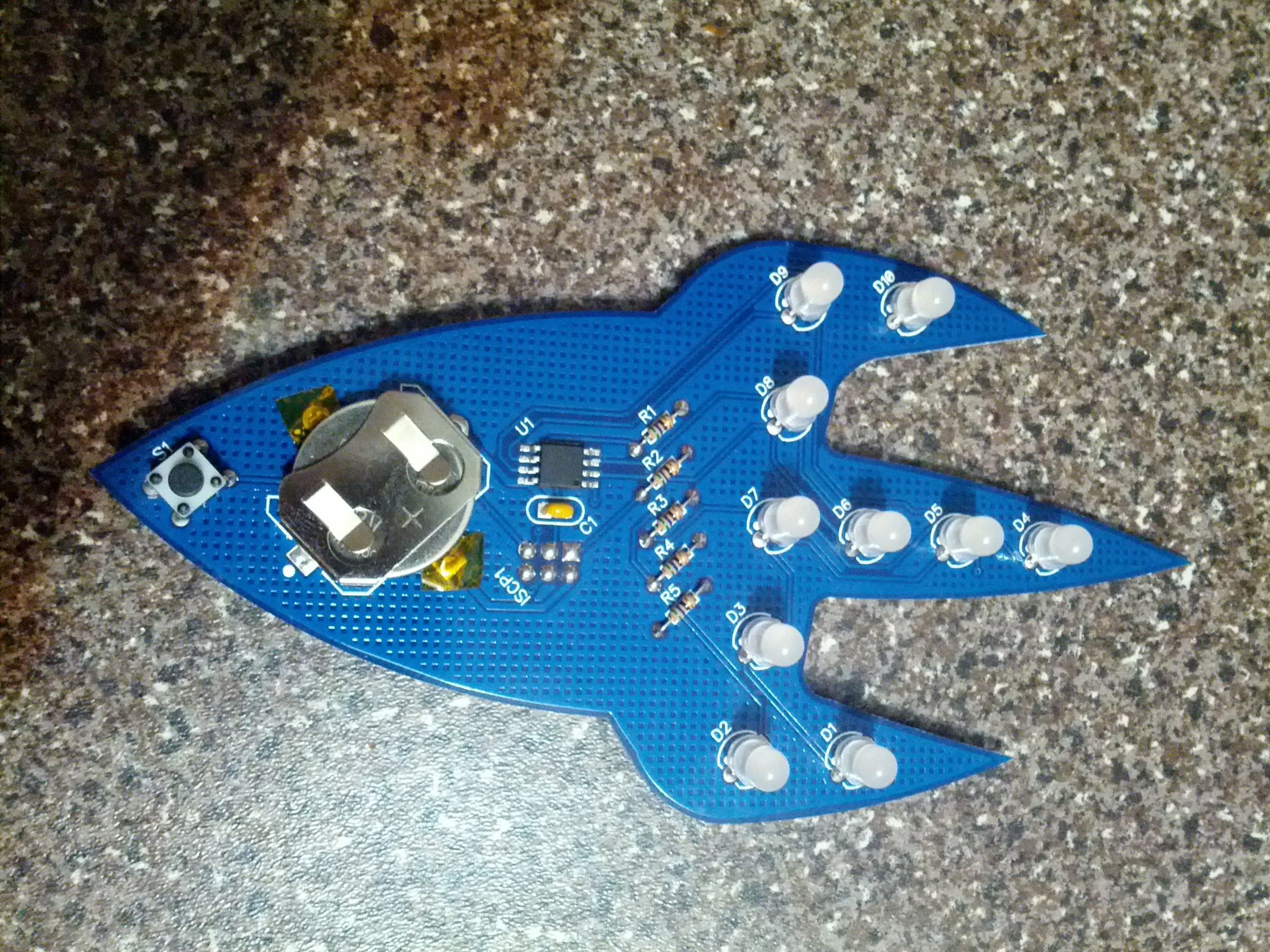 Building the ENTS Rocket Badge