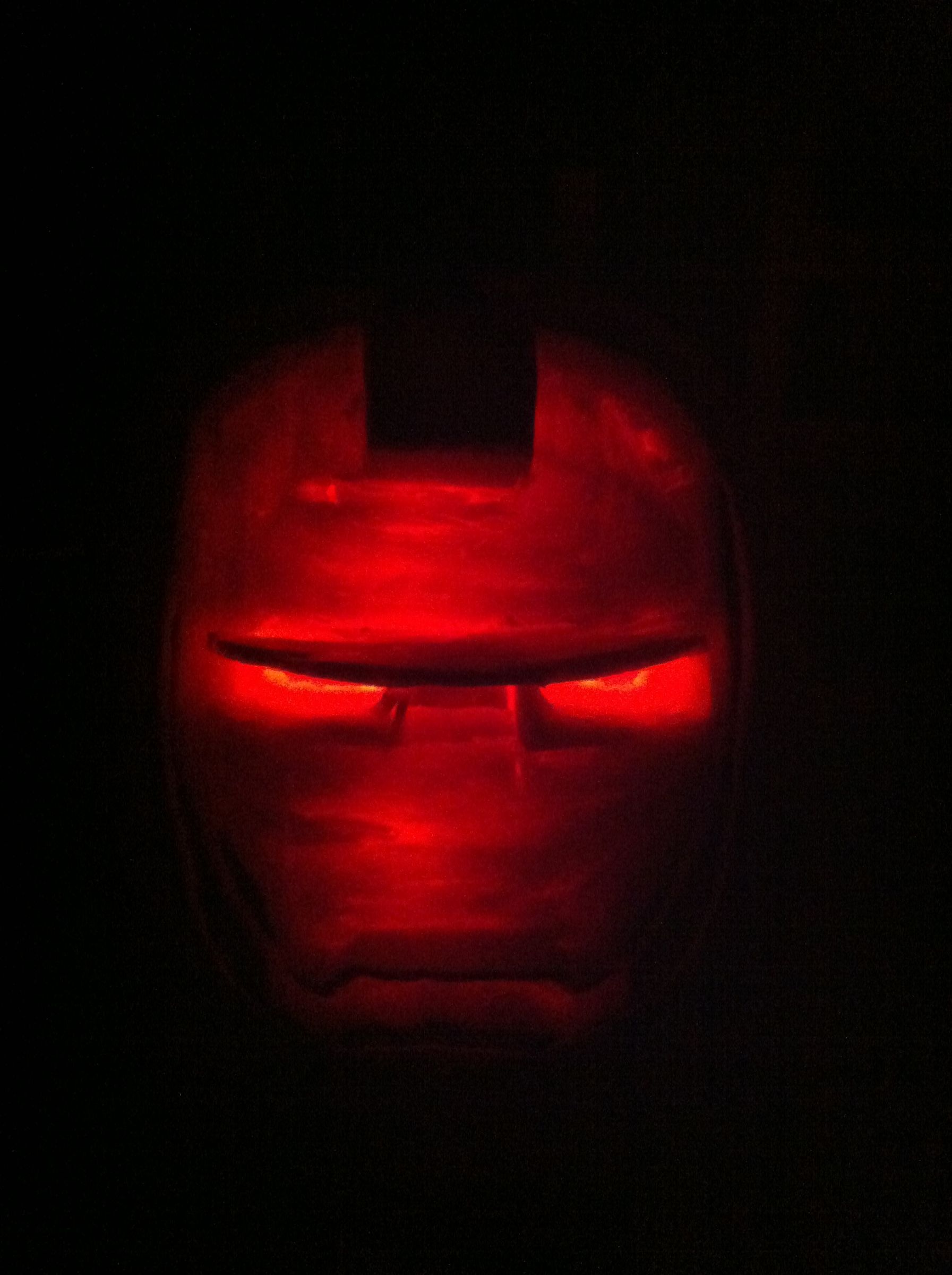 Iron Man Pumpkin