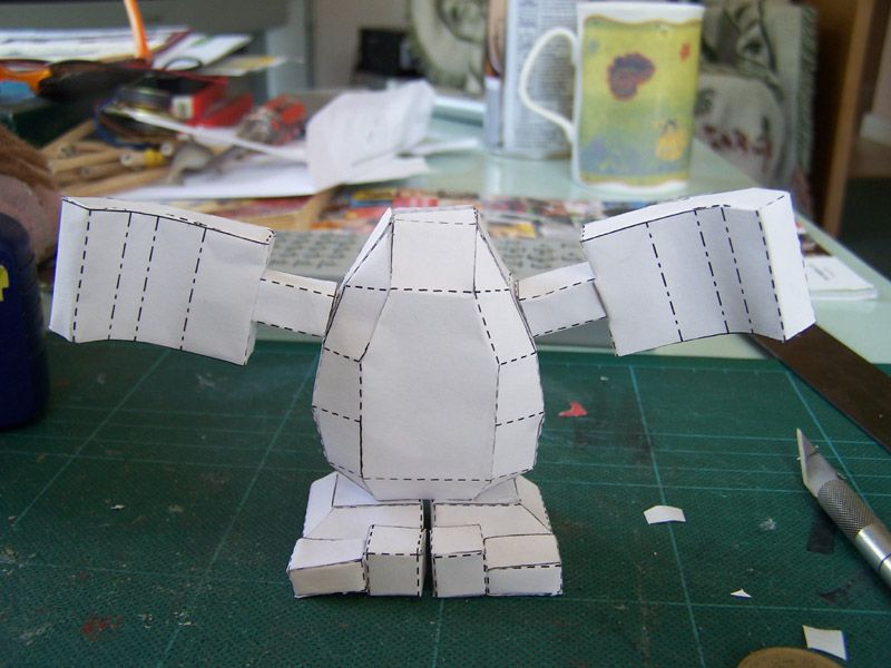How to Make a Paper Model From Scratch. : 6 Steps (with Pictures ...