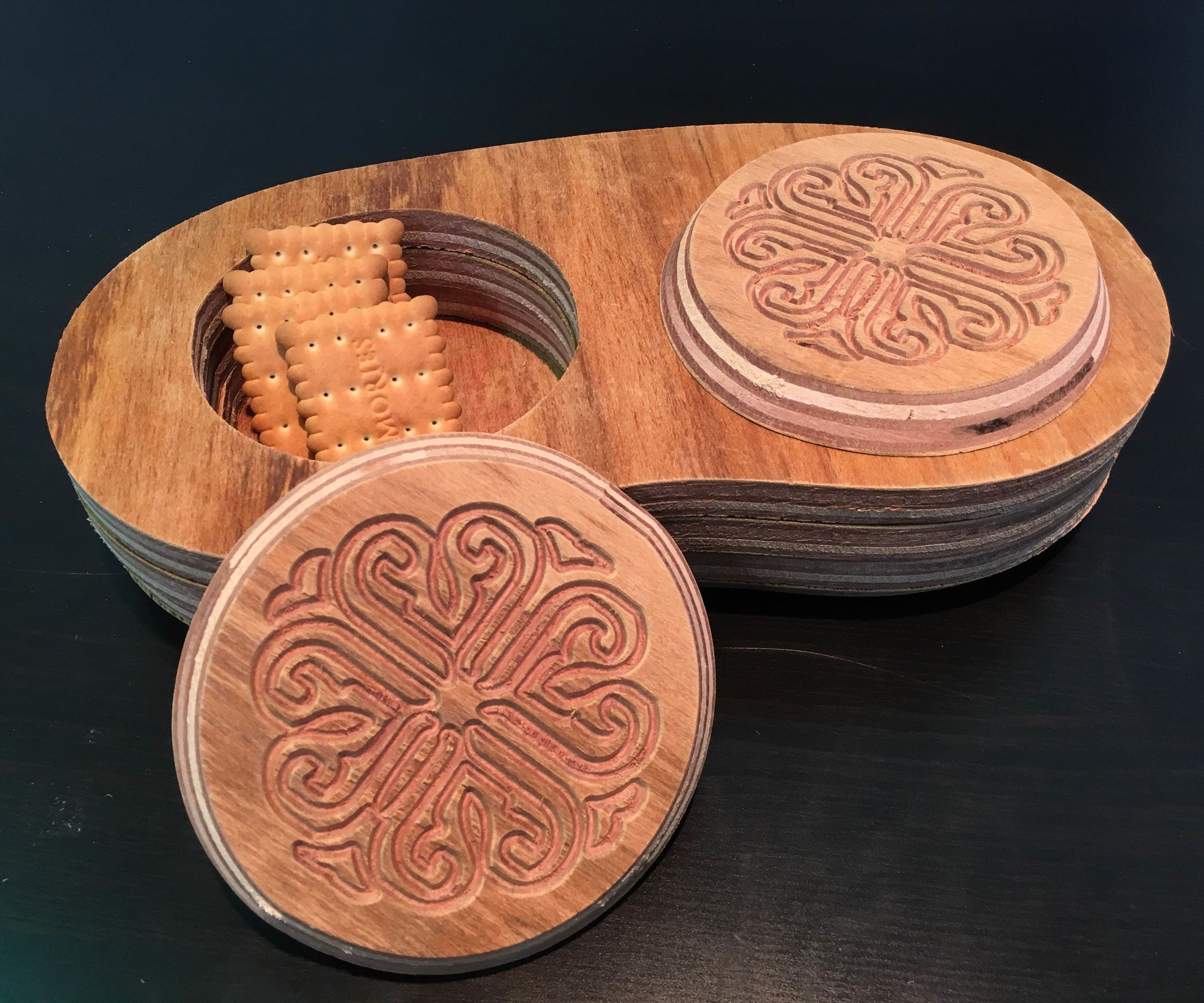 Wooden Candy Container